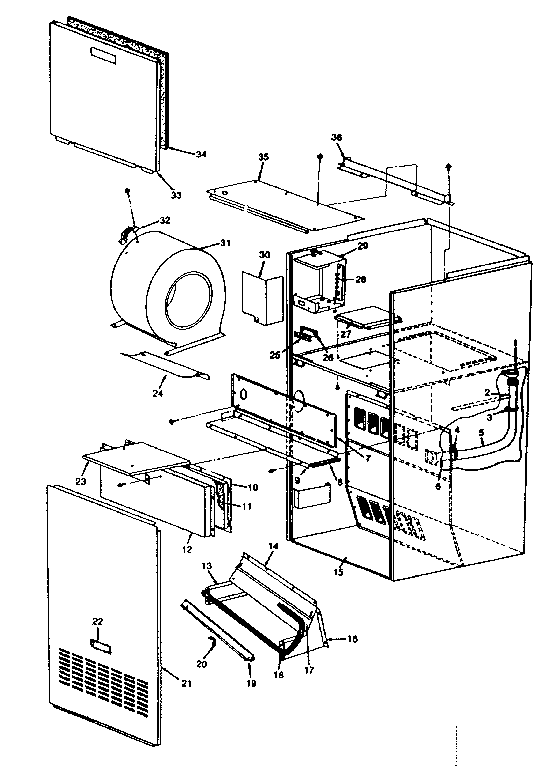 Kenmore 867769381 non-functional replacement parts diagram