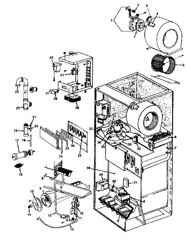 Kenmore 867769381 functional replacement parts diagram