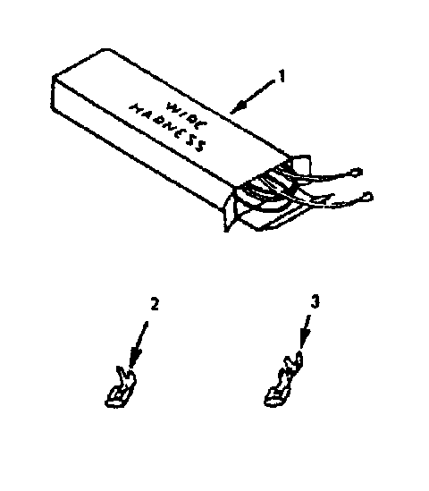 Kenmore 9117178710 wire harnesses and components diagram
