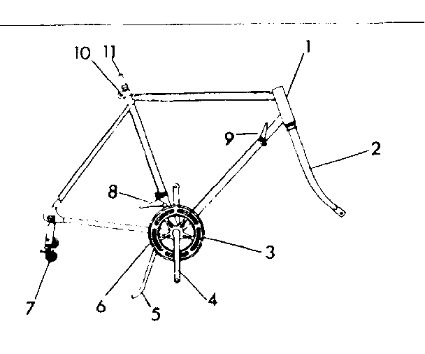 Sears 502474210 frame assembly diagram