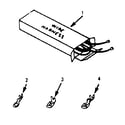 Kenmore 9119198710 wire harnesses and components diagram