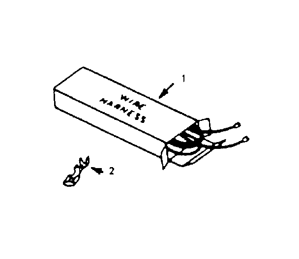 Kenmore 2784228690 wire harness and components diagram
