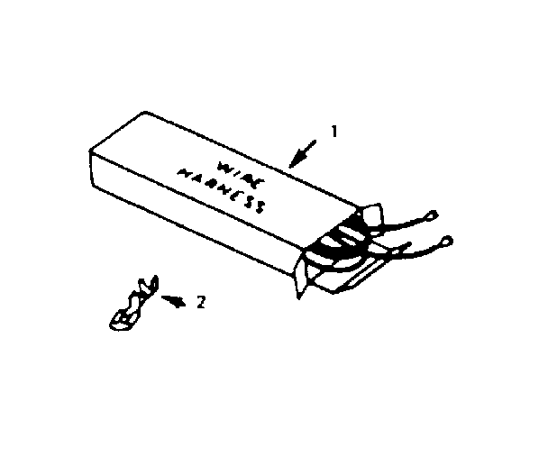 Kenmore 2784258690 wire harness and components diagram