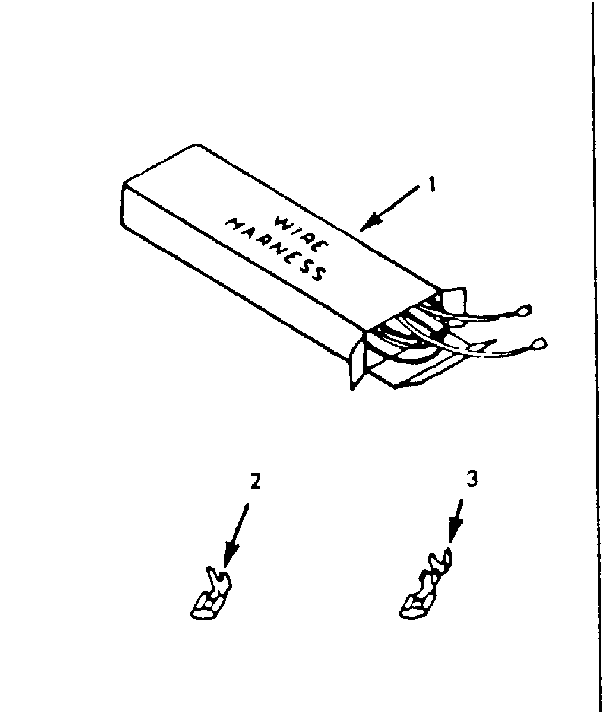 Kenmore 2784268690 wire harness and components diagram