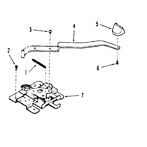 Kenmore 2784278690 oven door lock section diagram