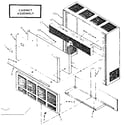 Kenmore 867721410 cabinet diagram