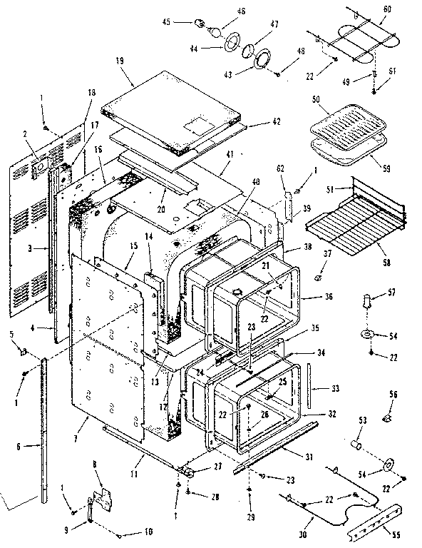 Kenmore 2784298690 body section diagram