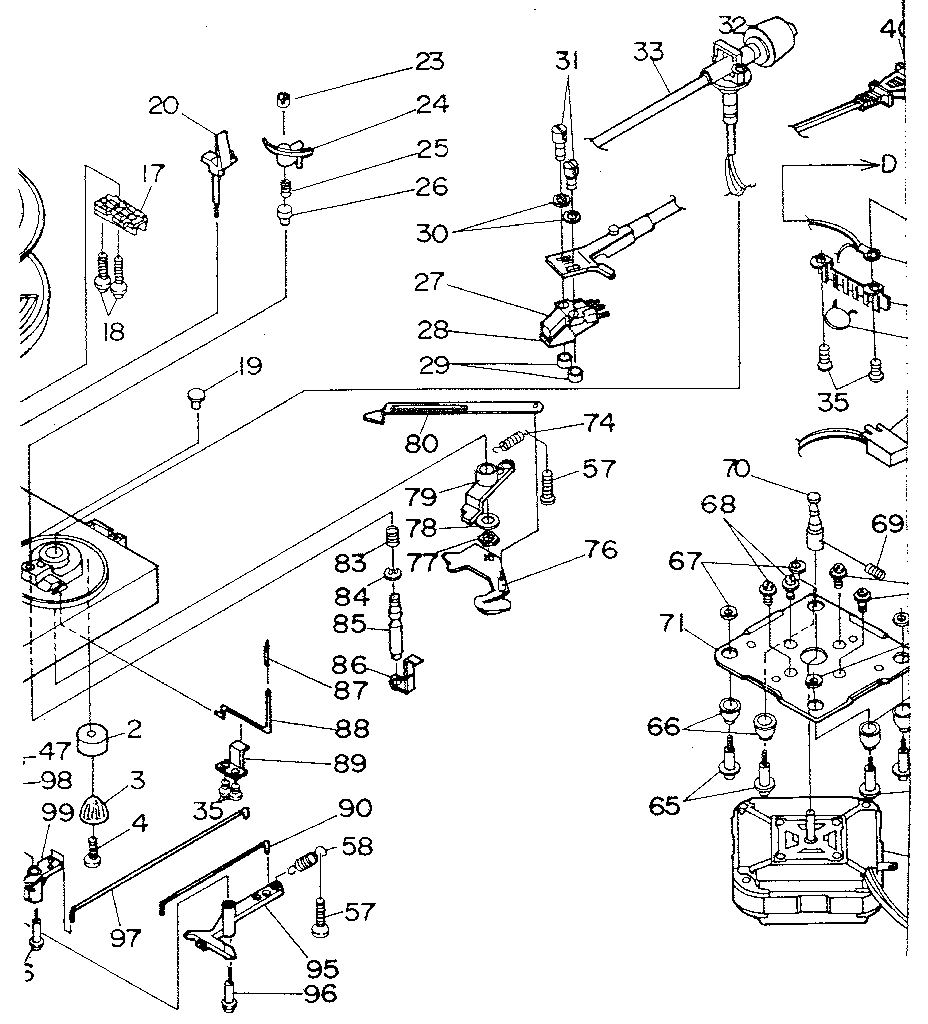 LXI 56492963450 arm assembly diagram