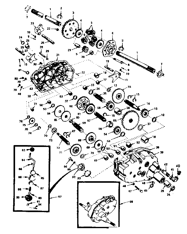 Craftsman 91725141 transmission diagram