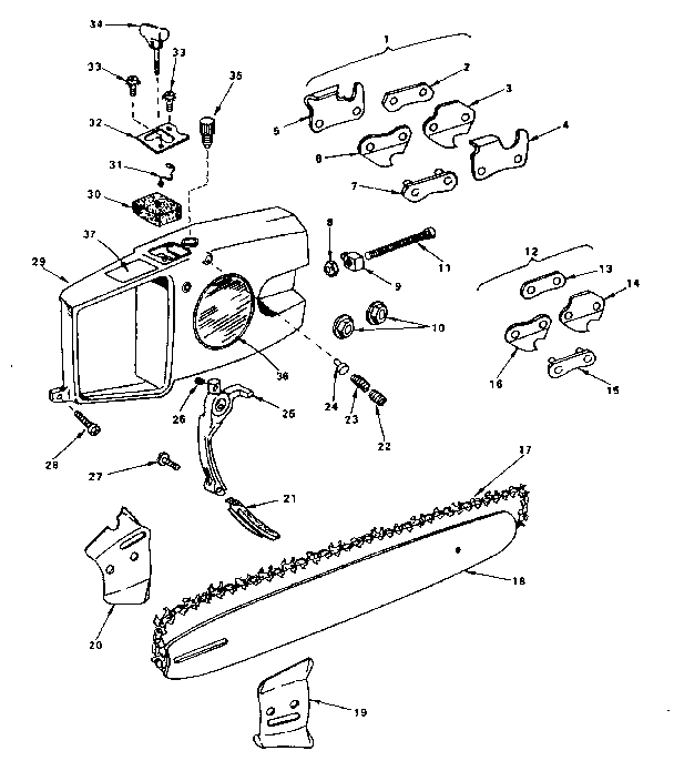 Craftsman 917353731 cutting and sharpening diagram