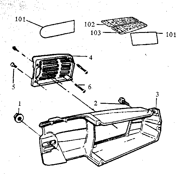 Craftsman 358355071 decals and muffler shield diagram