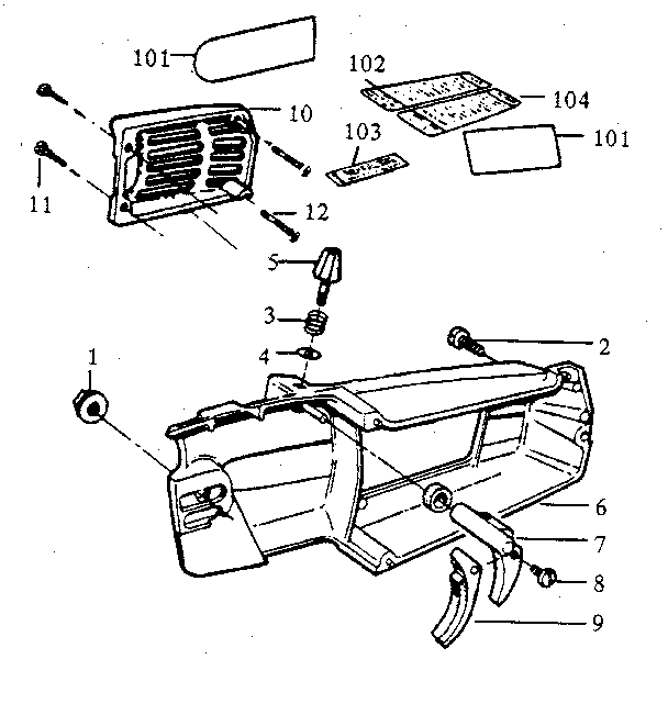Craftsman 358355071 sharping stone arm diagram