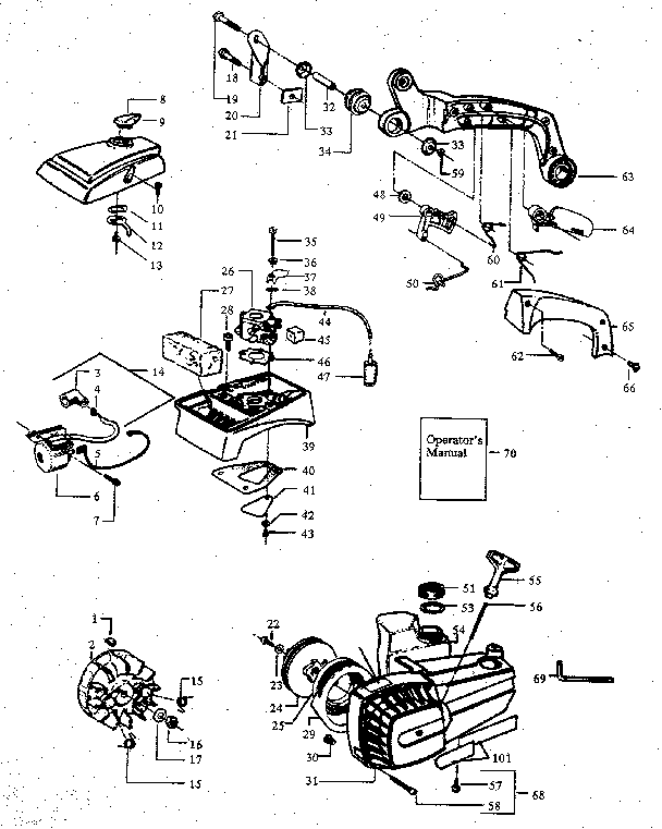 Craftsman 358355071 flywheel assembly diagram