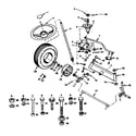 Craftsman 917255276 steering and front axle diagram