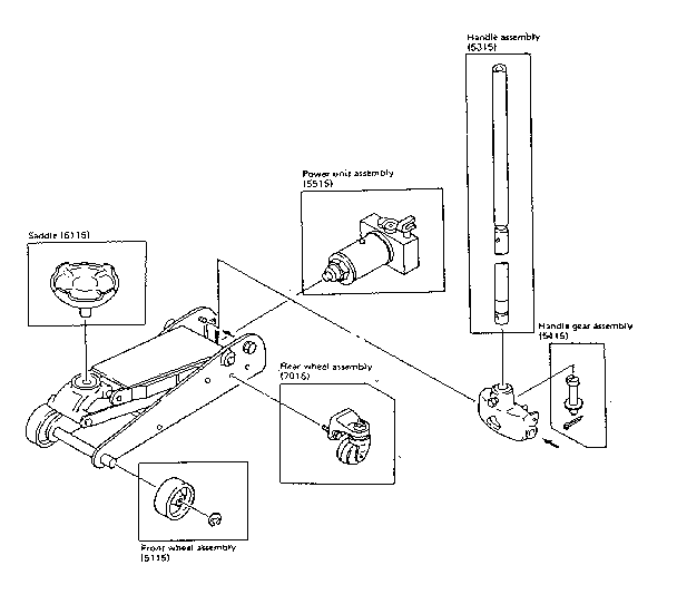 craftsman 3 ton floor jack parts diagram pdf