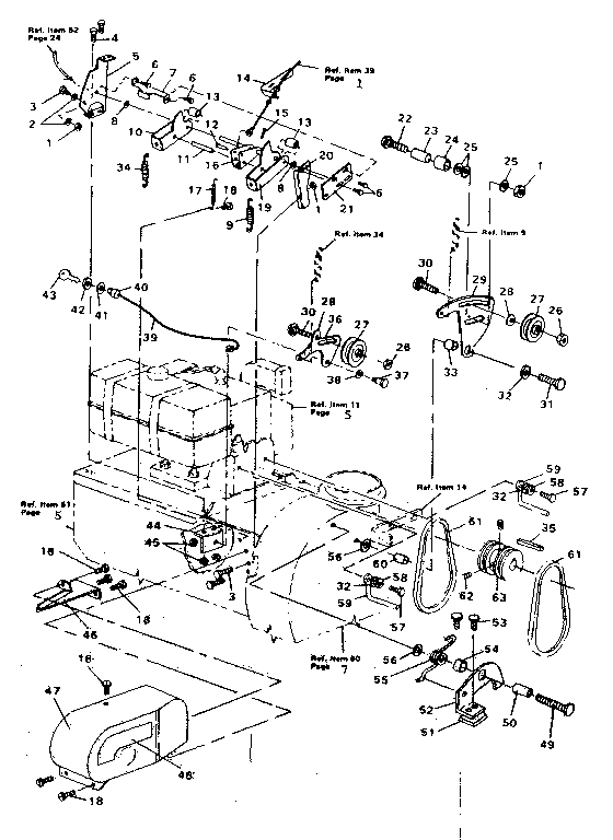 Craftsman 536884700 drive assembly diagram