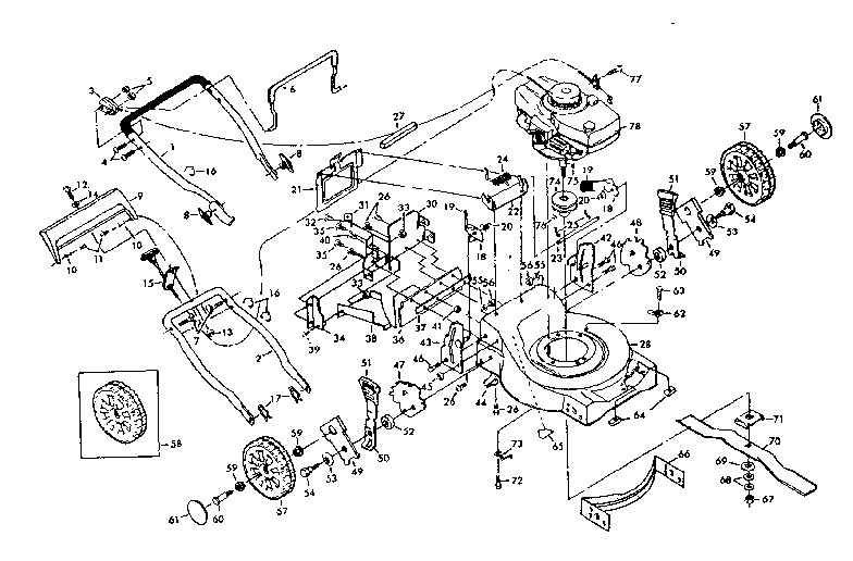 Craftsman 917372302 main frame diagram