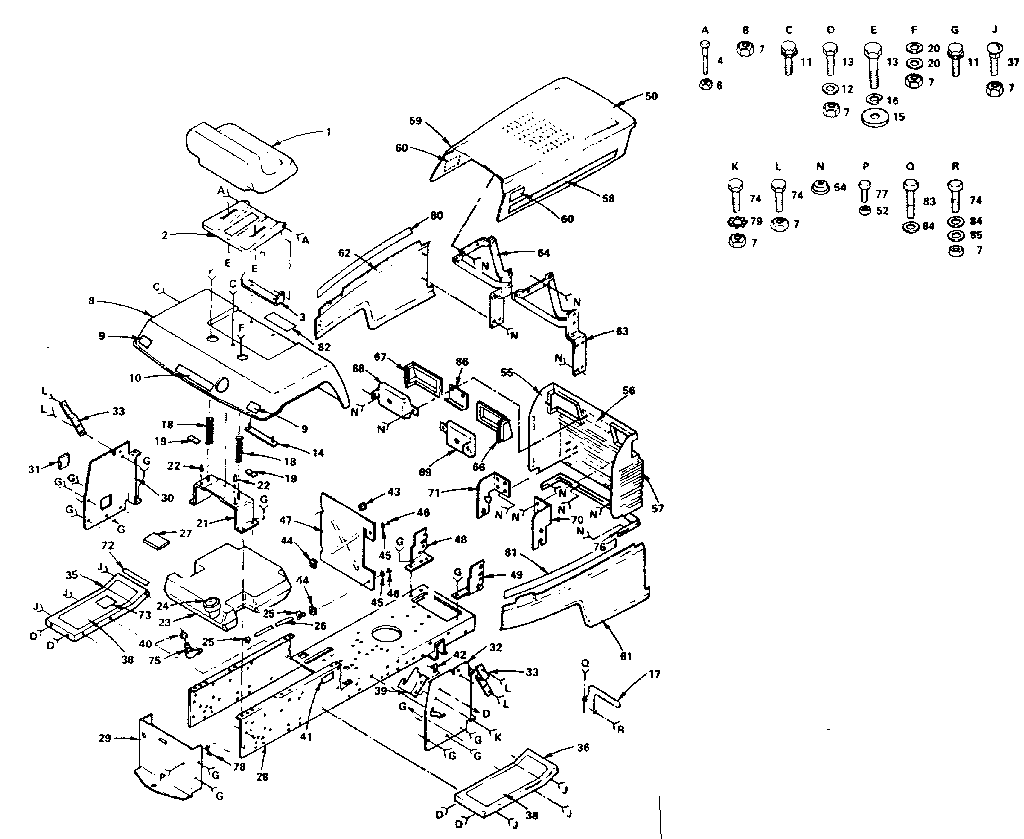 Craftsman 917255821 chassis and enclosures diagram