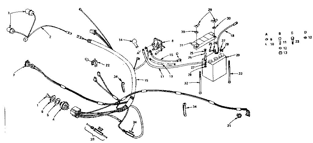 Craftsman 917255830 (1987) electrical diagram