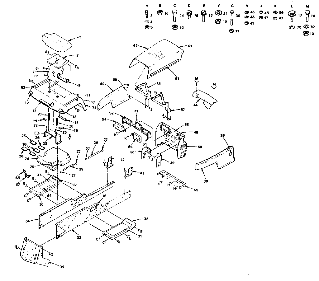 Craftsman 917255910 chassis and enclosures diagram