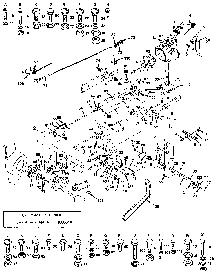 Craftsman 917255911 ground drive diagram