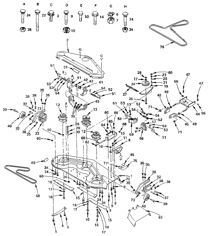 Craftsman 917255911 mower diagram