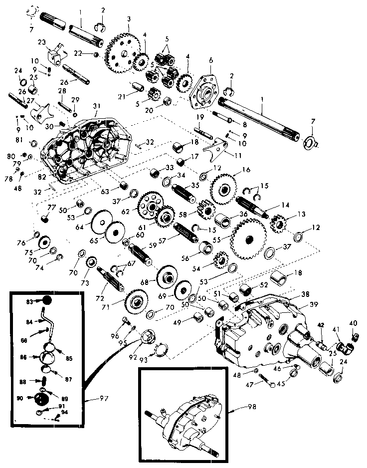 Craftsman 917255911 transaxle diagram