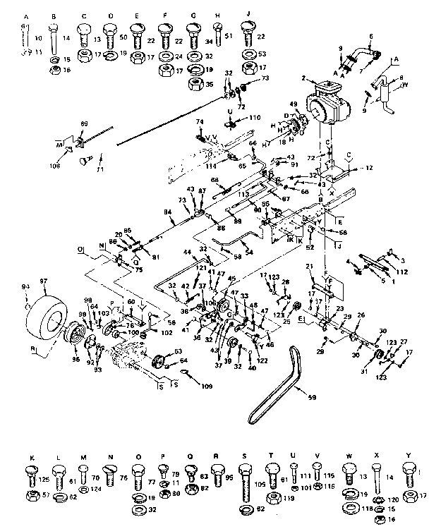 Craftsman 917255912 ground drive diagram