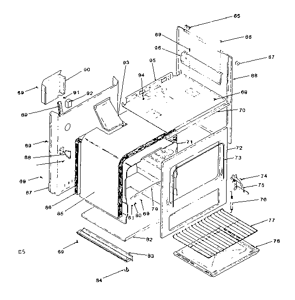 Kenmore 1197078710 body diagram