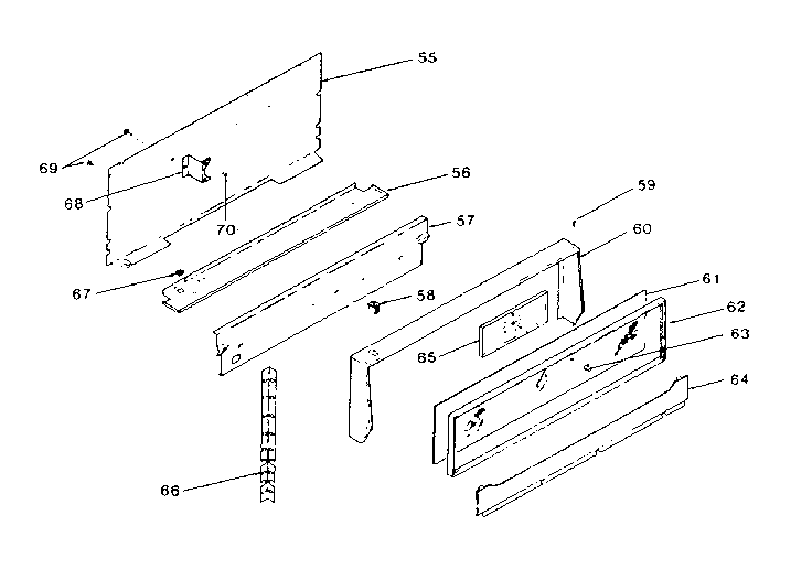 Kenmore 1199058710 backguard diagram