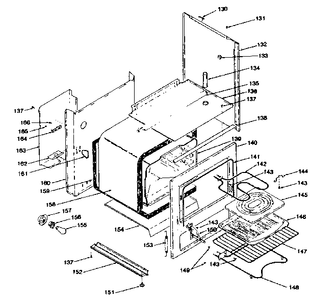 Kenmore 1199058710 body (all models) diagram