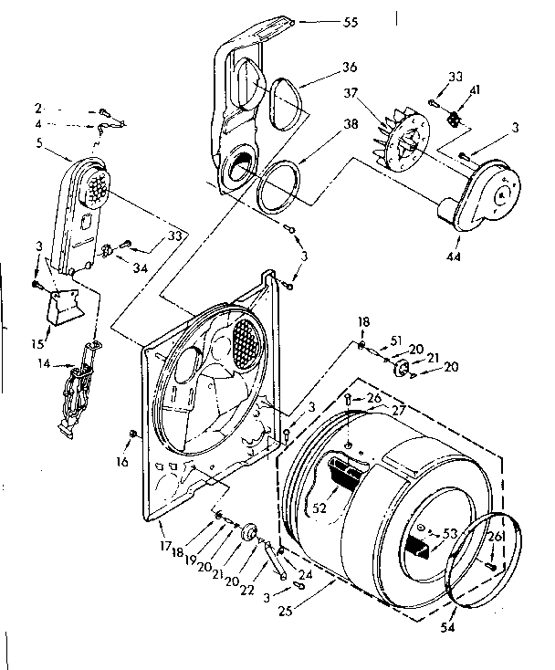 Kenmore 11076671400 bulkhead assembly diagram