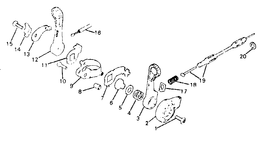 Sears 502472510 shifter diagram