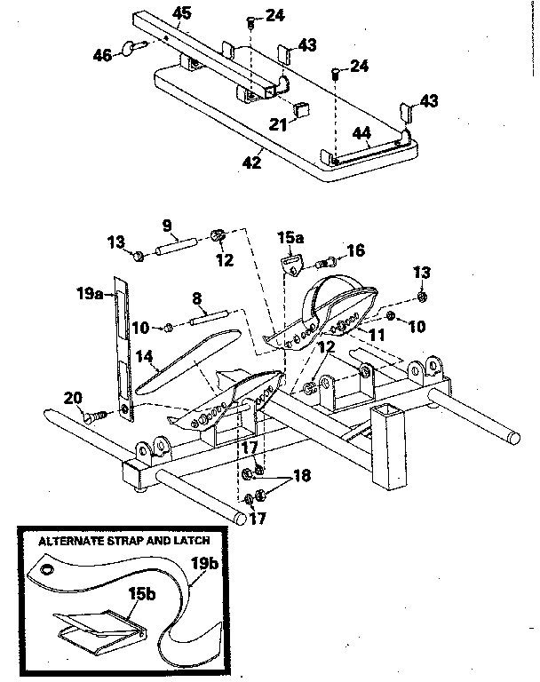 DP BODYTONE 300E foot pad assembly diagram