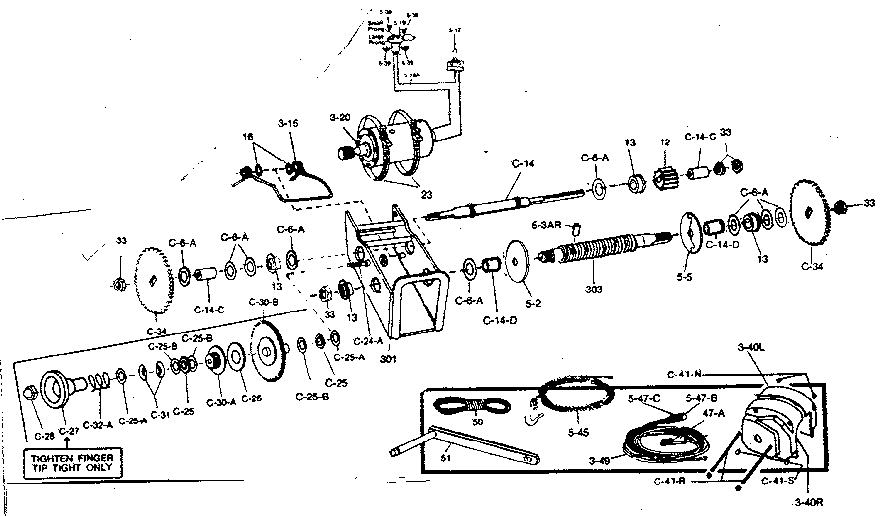 Powerwinch 312-C powerwinch diagram