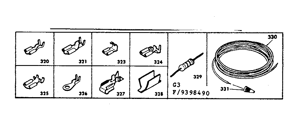Kenmore 6289398490 wiring and wiring terminals diagram