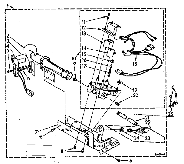 Kenmore 11087294550 694670 burner assembly diagram