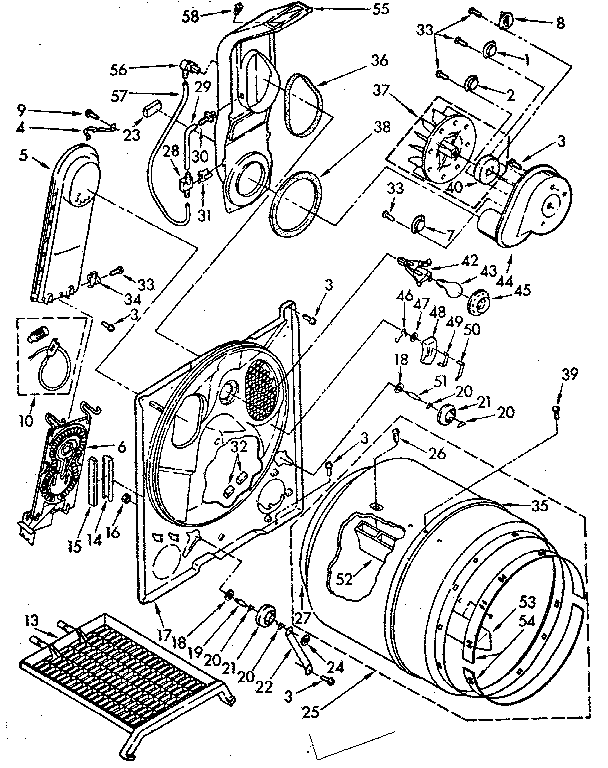 Kenmore 11086294150 limited edition bulkhead parts diagram