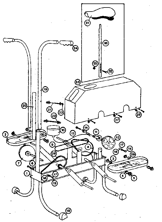 Walton 617 CARROUSEI JOGGER unit parts diagram