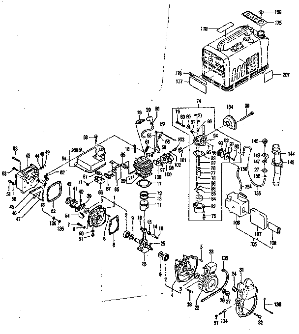 Craftsman 580328200 mechanism diagram