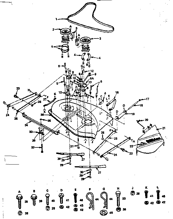Craftsman 917252674 mower diagram