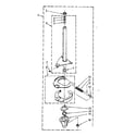 Kenmore 11081360610 brake and drive tube parts diagram