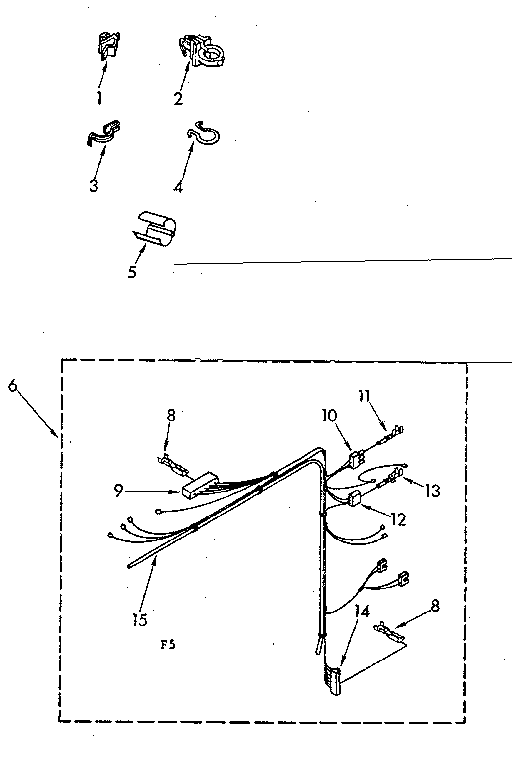 Kenmore 11081476310 wiring harness parts diagram