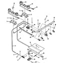 Kenmore 9116168510 burner section diagram