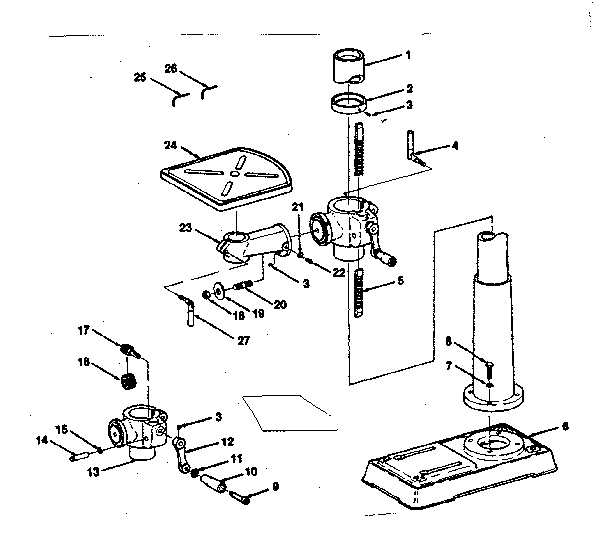 Craftsman 113213852 base assembly diagram