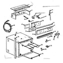 Kenmore 1034036500 control section diagram