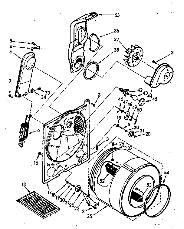 Kenmore 11076894600 bulkhead assembly diagram