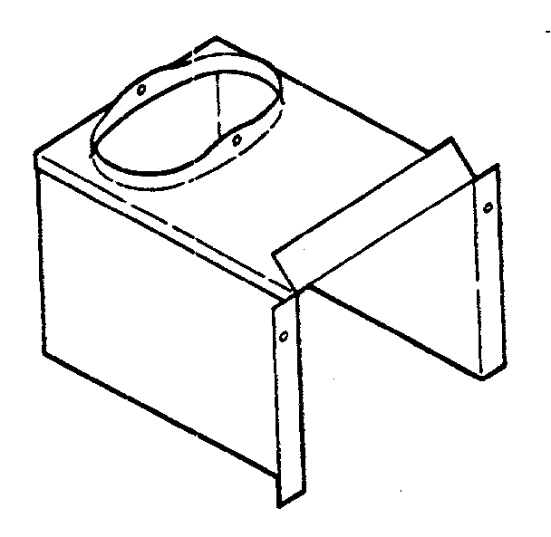 Kenmore 9116138510 optional flue collar kit diagram