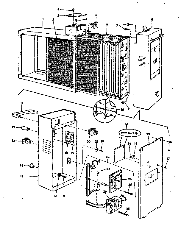 Kenmore 281839190 replacement parts diagram