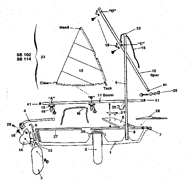 Craftsman 60014 replacement parts diagram